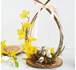 Forsythien-Zweig