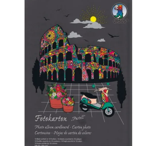 Fotokarton-Block "Pastell"