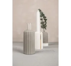Gießform "Vase geriffelt"