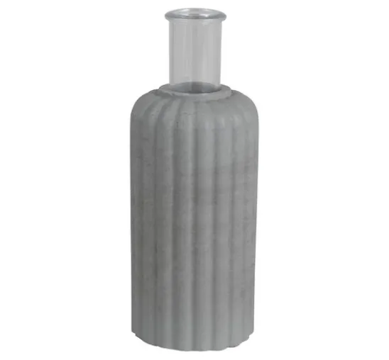 Gießform "Vase geriffelt"