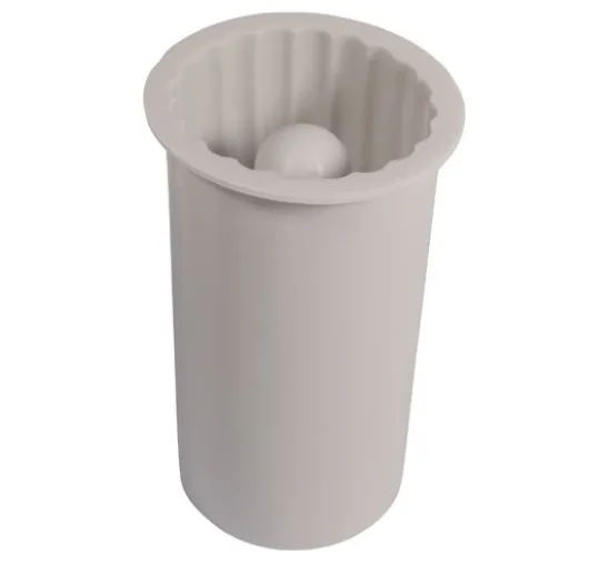 Gießform "Vase geriffelt"