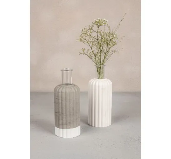 Gießform "Vase geriffelt"