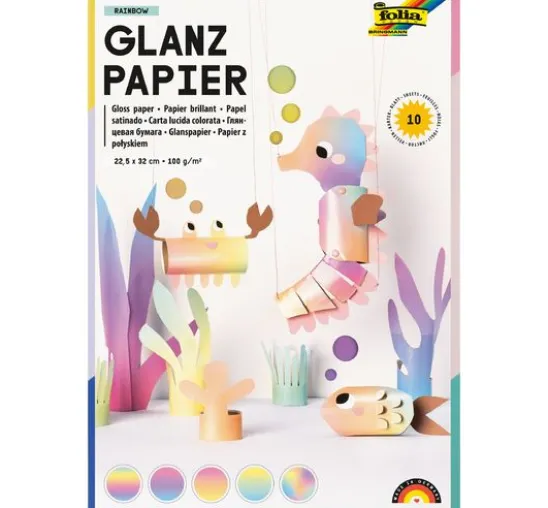 Glanzpapier "Rainbow"