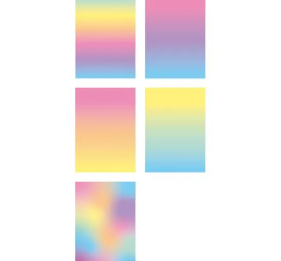 Glanzpapier "Rainbow"