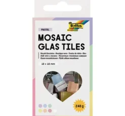 Glas-Mosaiksteine Mix, farbig sortiert