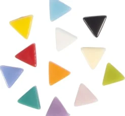 Glas-Mosaik "Triangle", Bunter Mix