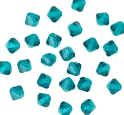 Glasschliffglitzerperlen, 4 mm