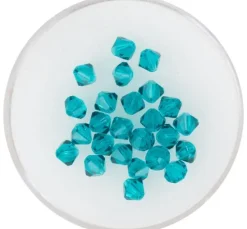 Glasschliffglitzerperlen, 4 mm