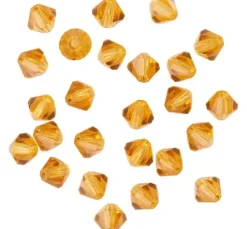 Glasschliffglitzerperlen, 4 mm