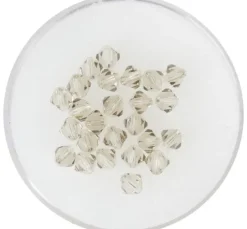 Glasschliffglitzerperlen, 4 mm