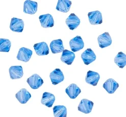 Glasschliffglitzerperlen, 4 mm