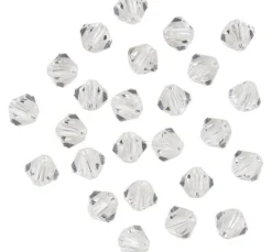 Glasschliffglitzerperlen, 4 mm