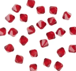 Glasschliffglitzerperlen, 4 mm