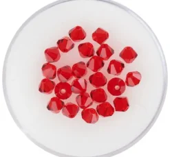 Glasschliffglitzerperlen, 4 mm