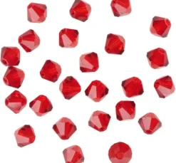 Glasschliffglitzerperlen, 4 mm