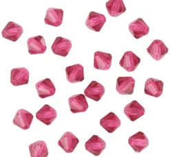 Glasschliffglitzerperlen, 4 mm
