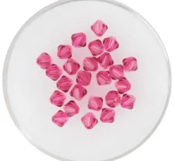 Glasschliffglitzerperlen, 4 mm
