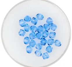 Glasschliffglitzerperlen, 4 mm
