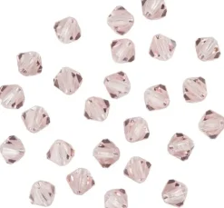 Glasschliffglitzerperlen, 4 mm
