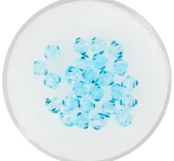 Glasschliffglitzerperlen, 4 mm