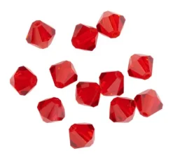 Glasschliffglitzerperlen, 6 mm