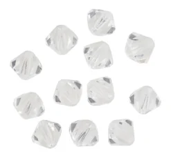 Glasschliffglitzerperlen, 6 mm
