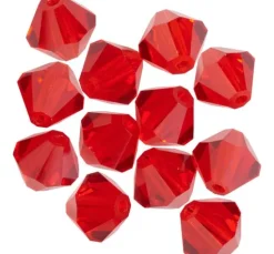 Glasschliffglitzerperlen, 6 mm