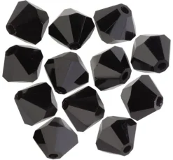 Glasschliffglitzerperlen, 6 mm