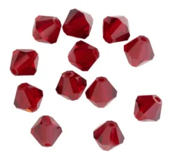 Glasschliffglitzerperlen, 6 mm