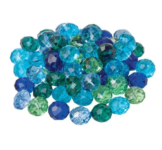 Glasschliffperlen, 12 mm