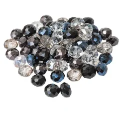 Glasschliffperlen, 10 mm, 35 Stück