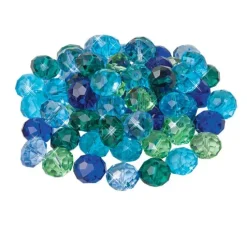 Glasschliffperlen, 10 mm, 35 Stück