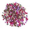 Glaswachsperlen-Mix "Lila-Bunt", 150 g