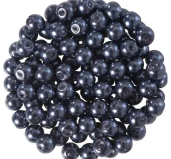 Glaswachsperlen, Ø 4 mm, 100 Stück