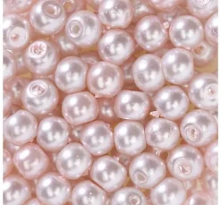 Glaswachsperlen, Ø 4 mm, 100 Stück