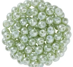 Glaswachsperlen, Ø 4 mm, 100 Stück