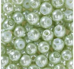 Glaswachsperlen, Ø 4 mm, 100 Stück