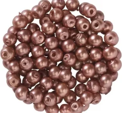 Glaswachsperlen, Ø 4 mm, 100 Stück