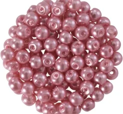 Glaswachsperlen, Ø 4 mm, 100 Stück