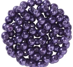 Glaswachsperlen, Ø 4 mm, 100 Stück