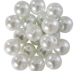 Glaswachsperlen, Ø 10 mm, 20 Stück