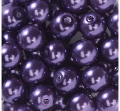 Glaswachsperlen, Ø 6 mm, 55 Stück