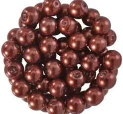 Glaswachsperlen, Ø 6 mm, 55 Stück