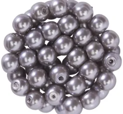 Glaswachsperlen, Ø 6 mm, 55 Stück