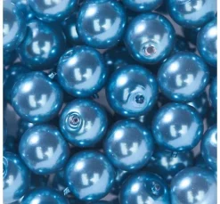 Glaswachsperlen, Ø 6 mm, 55 Stück