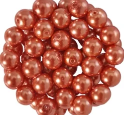 Glaswachsperlen, Ø 6 mm, 55 Stück