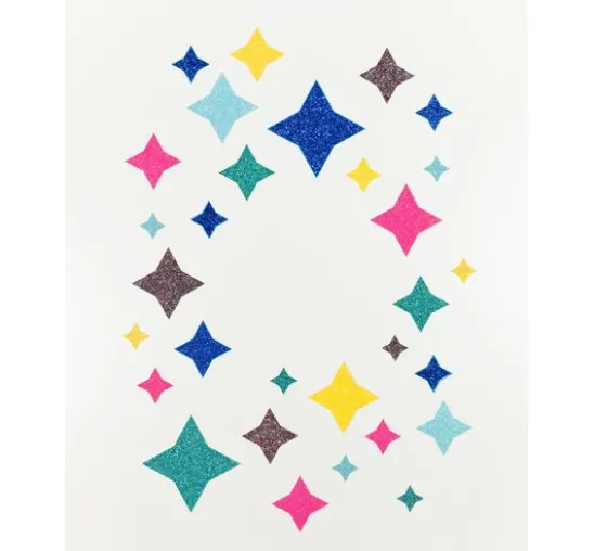 Glitterkarton Rainbow