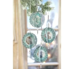 Glitzerperlen, Ø 8 mm, 20 Stück