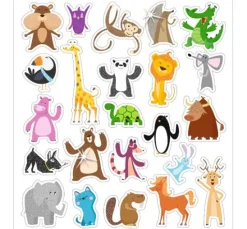 Glitzer-Sticker 