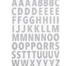 Glitzer-Sticker "Buchstaben"